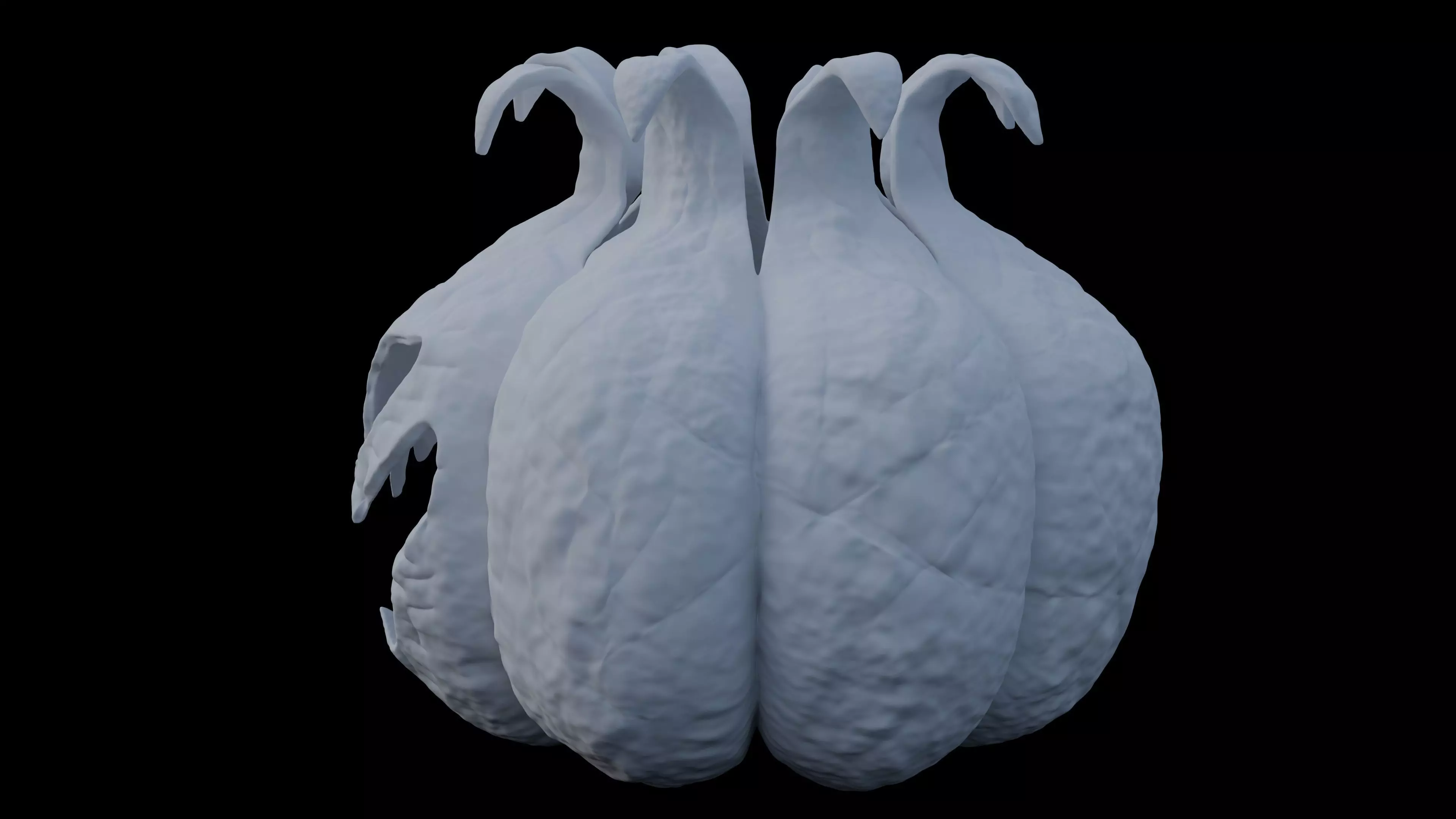 Pumpkin Crowned 3D print model_16