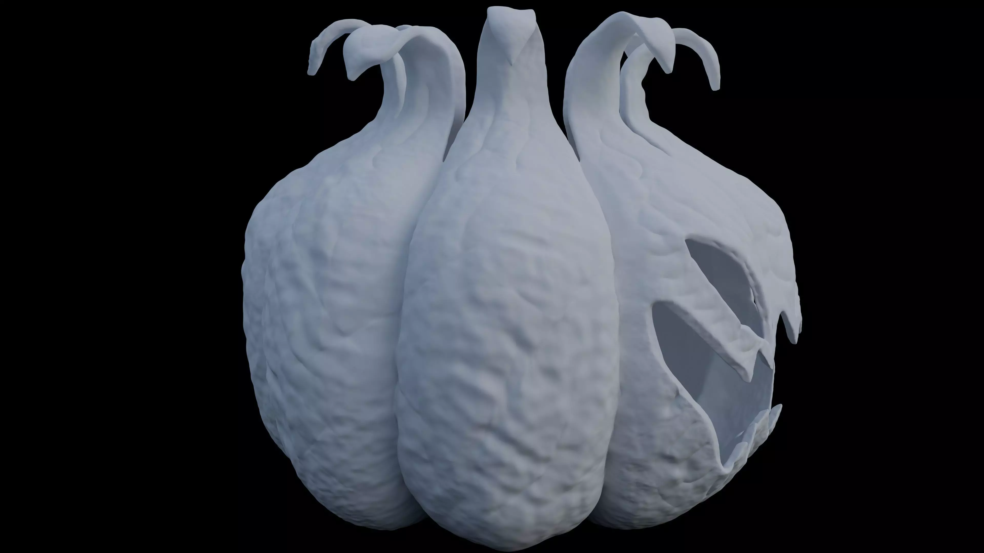Pumpkin Crowned 3D print model_18