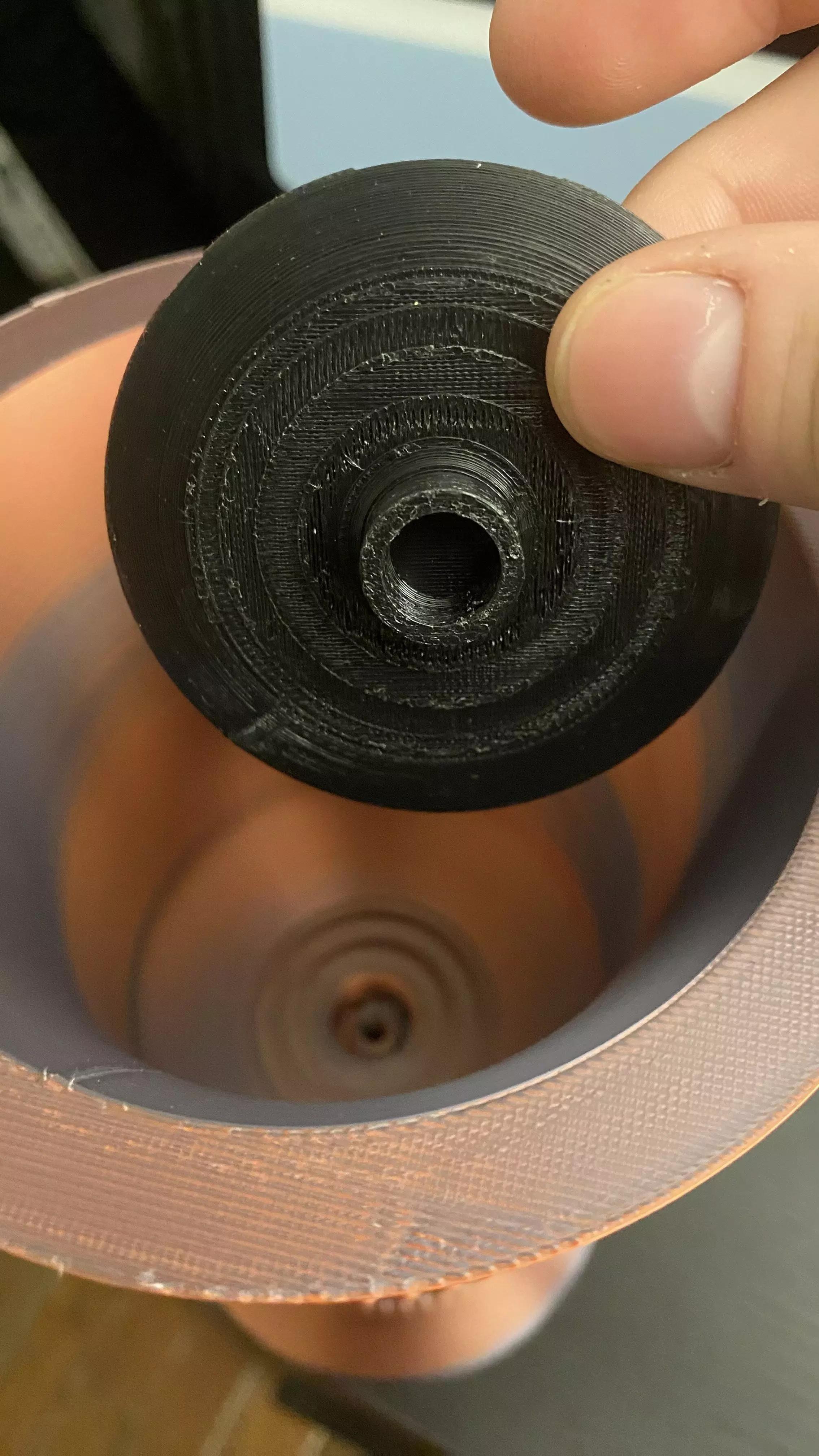 Gothic Vine Planter Pot with Water drip Pedestal  3D print model_12