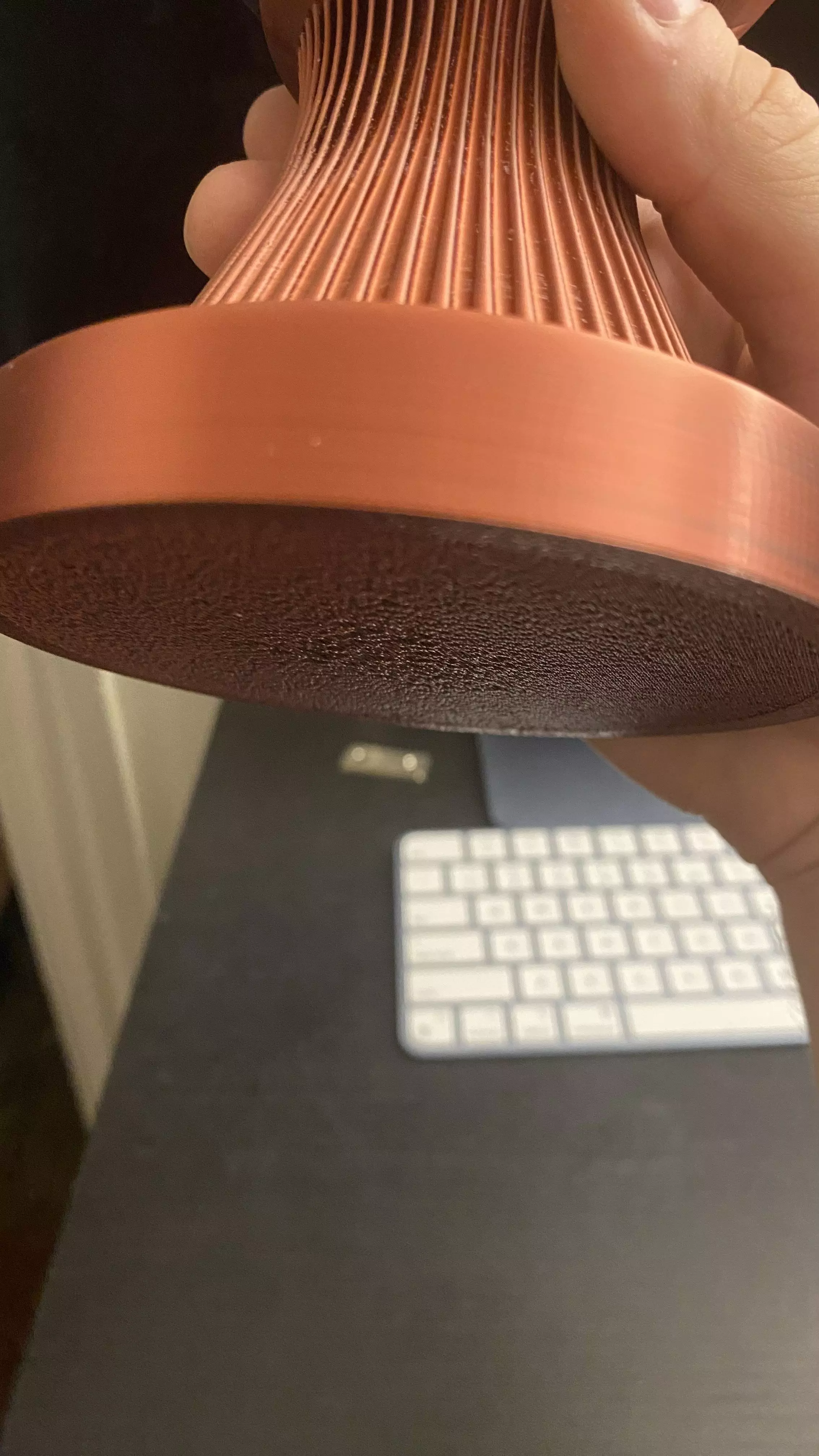 Gothic Vine Planter Pot with Water drip Pedestal  3D print model_10