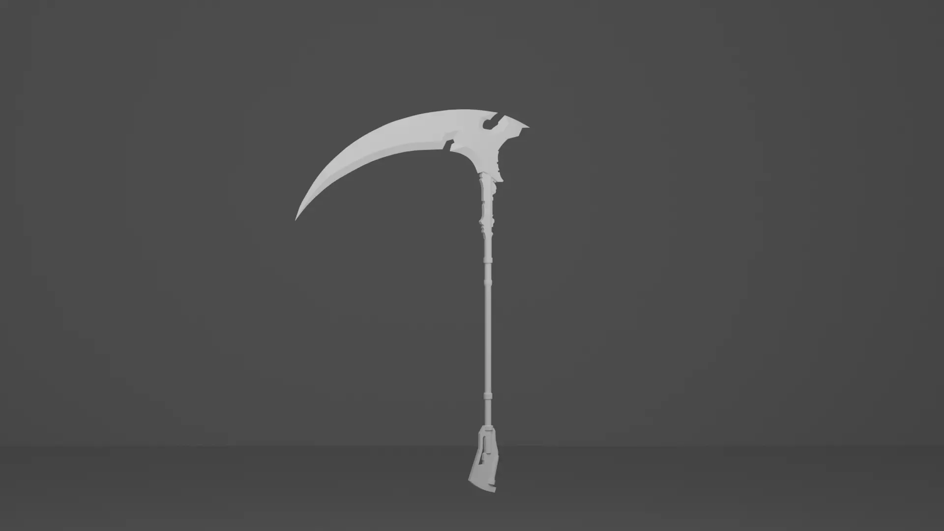 Game Ready Low Poly 3D Weapon 3D model_3