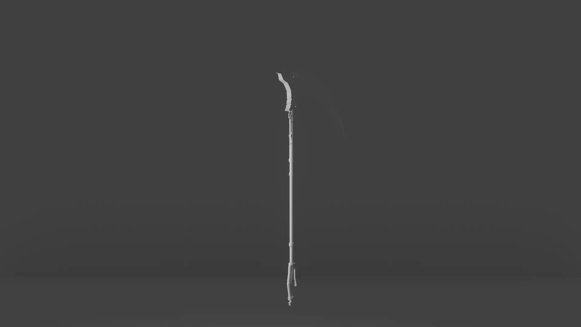 Game Ready Low Poly 3D Weapon 3D model_1