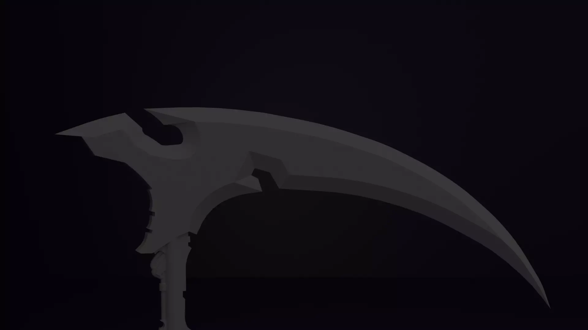 Game Ready Low Poly 3D Weapon 3D model_2