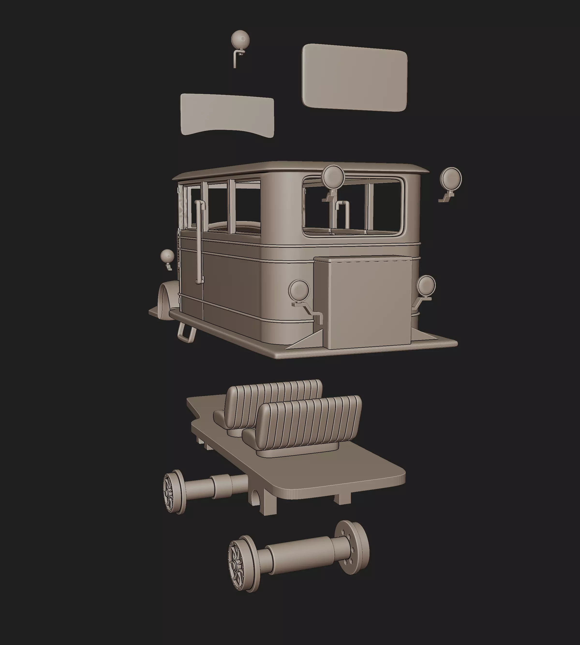 BUDA 619 RAIL 3D PRINT MODEL 3D print model_9