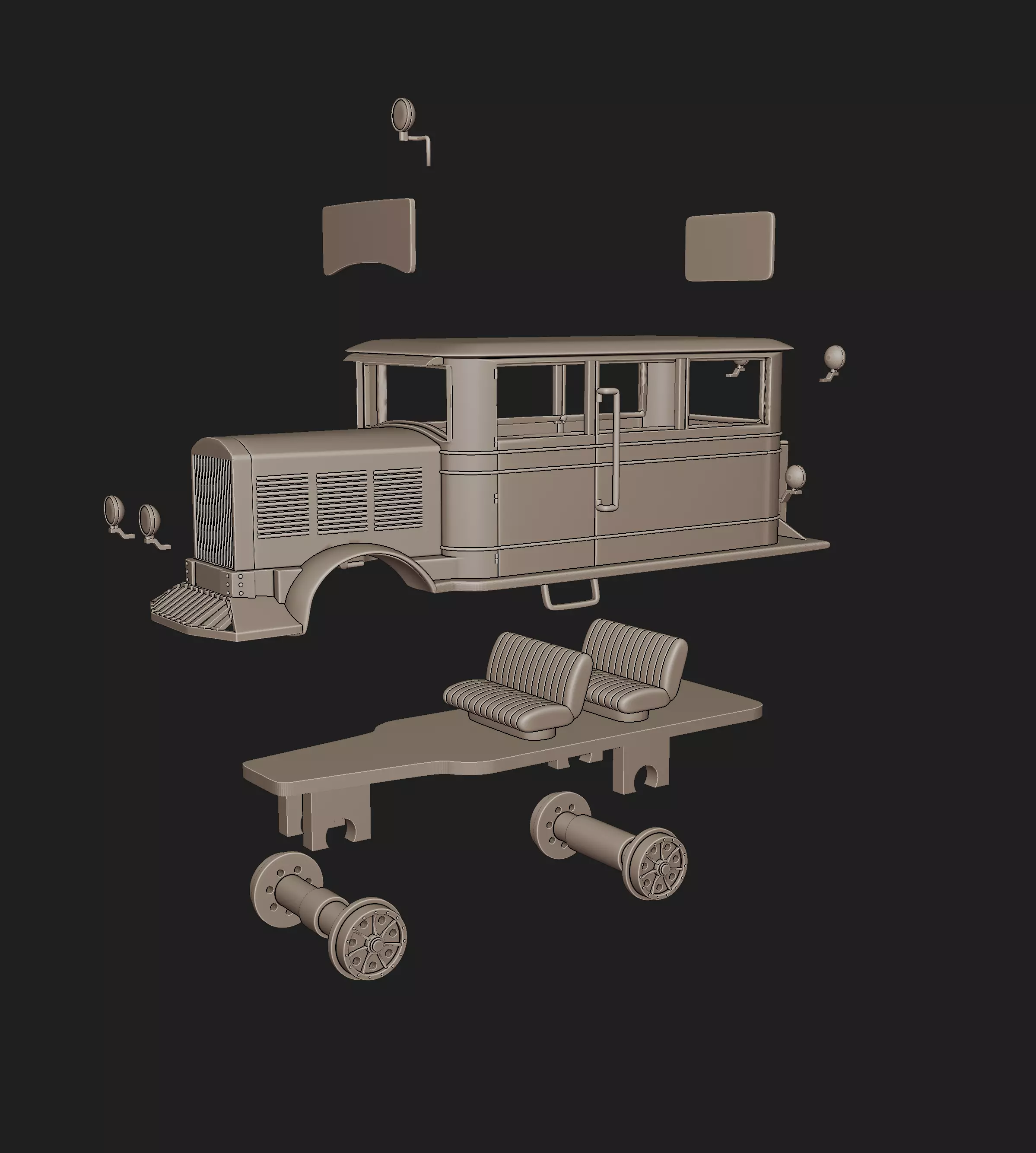 BUDA 619 RAIL 3D PRINT MODEL 3D print model_6