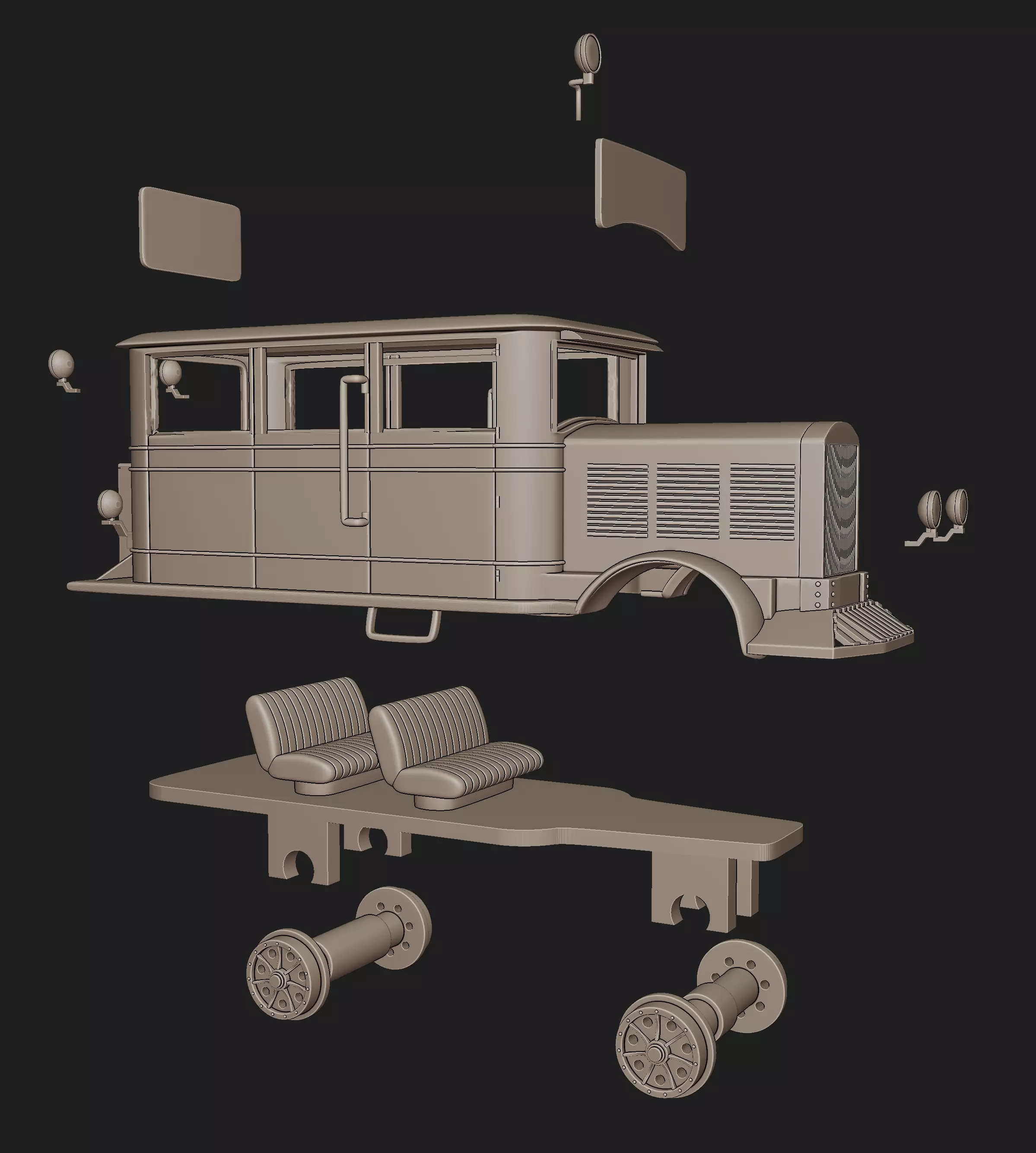 BUDA 619 RAIL 3D PRINT MODEL 3D print model_7