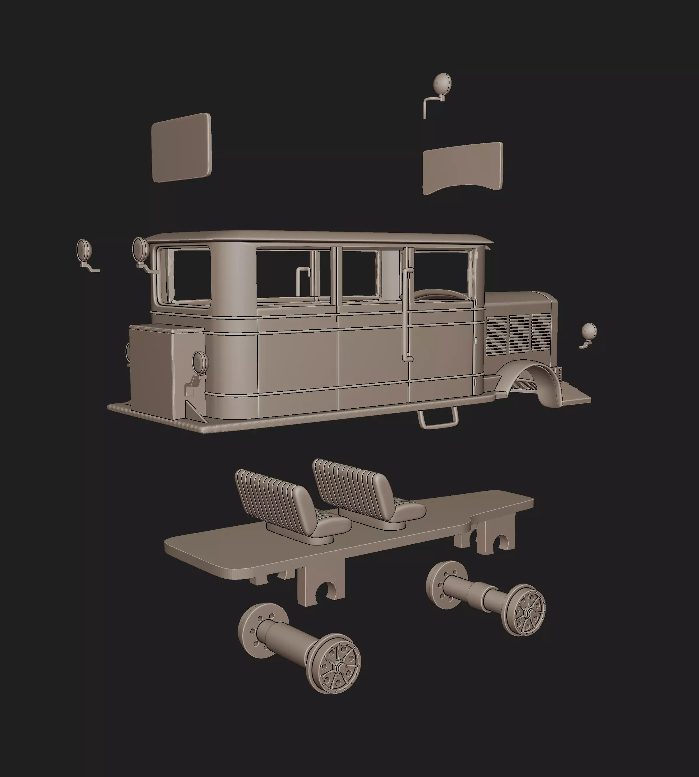 BUDA 619 RAIL 3D PRINT MODEL 3D print model_8