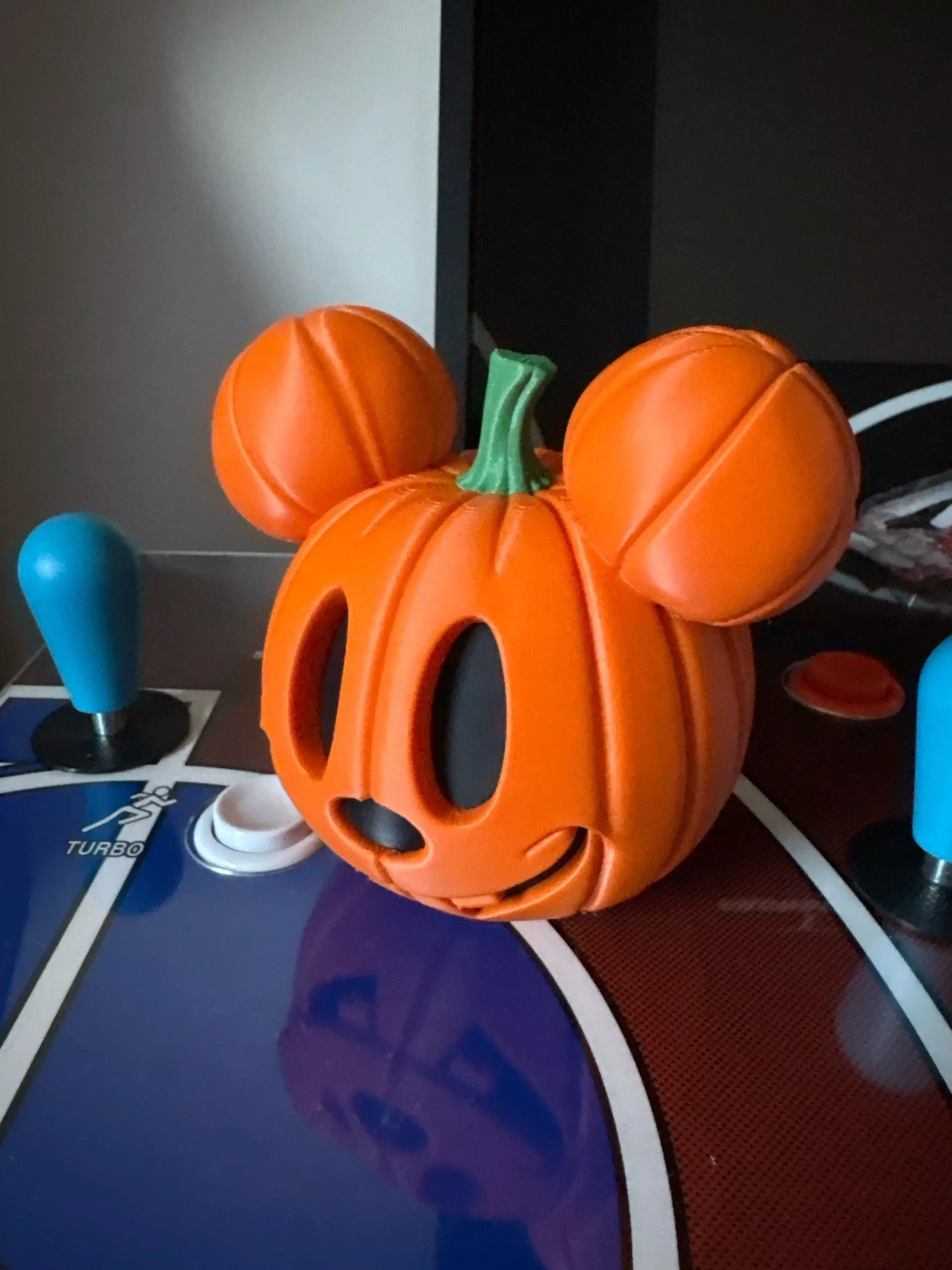Mickey Halloween Pumpkin Duo Decor and Carved Versions Free 3D print model_5