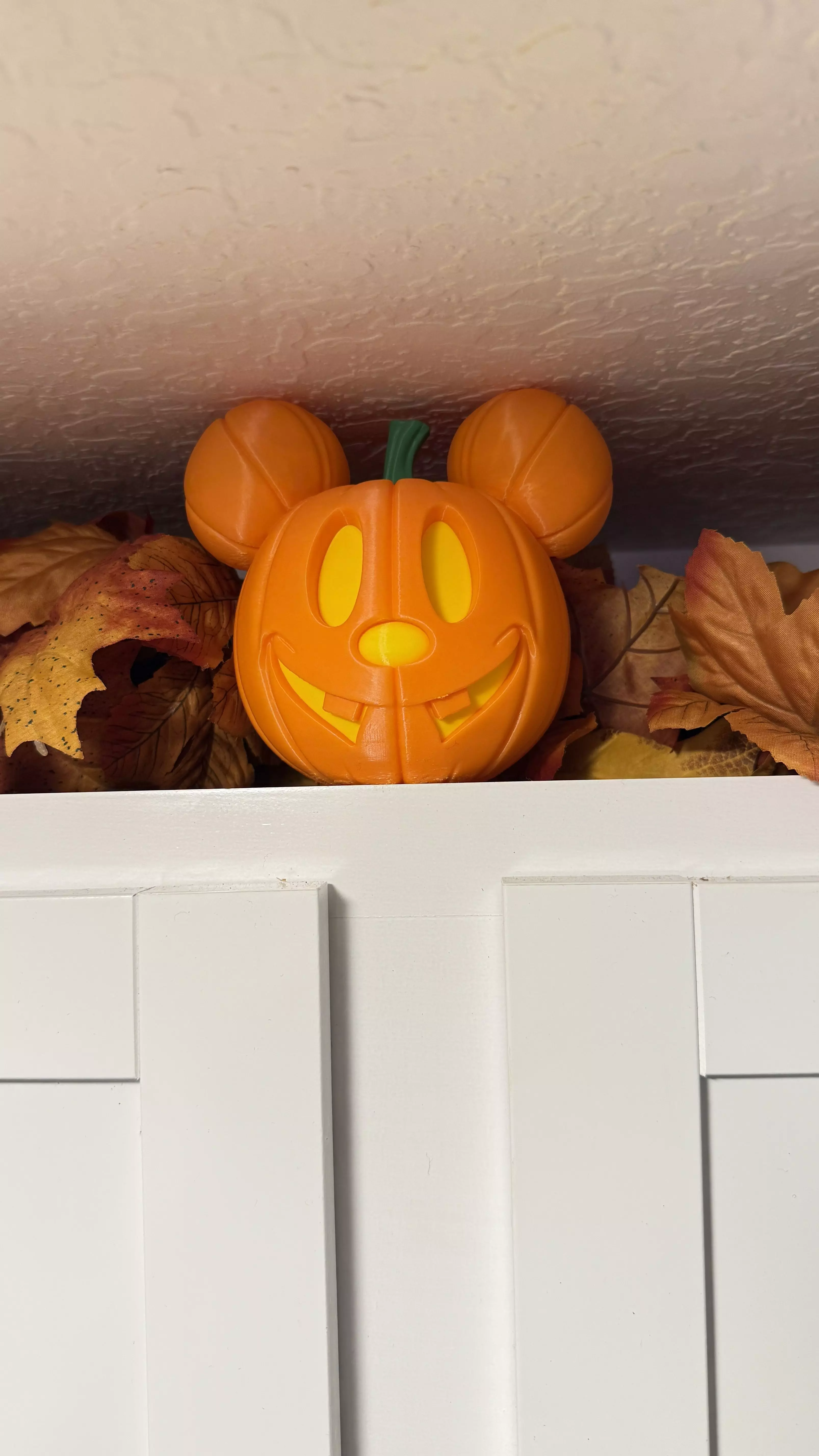 Mickey Halloween Pumpkin Duo Decor and Carved Versions Free 3D print model_4