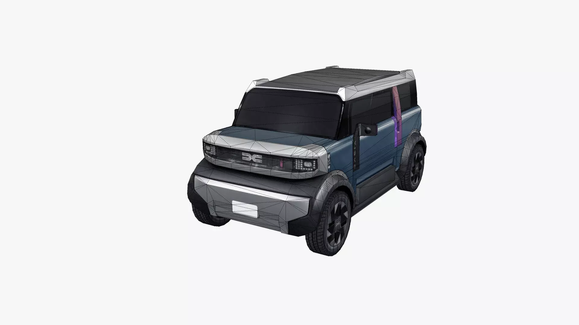 Dacia Hipster Concept 2025 Low-poly 3D model_16