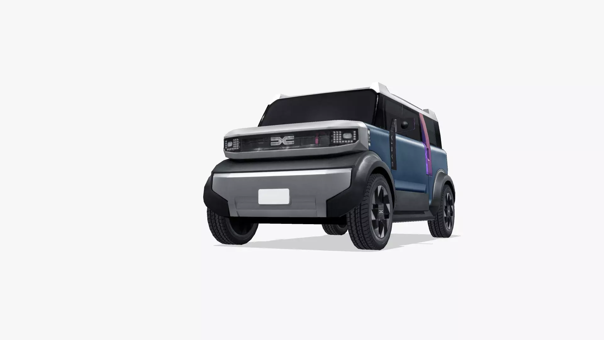 Dacia Hipster Concept 2025 Low-poly 3D model_4