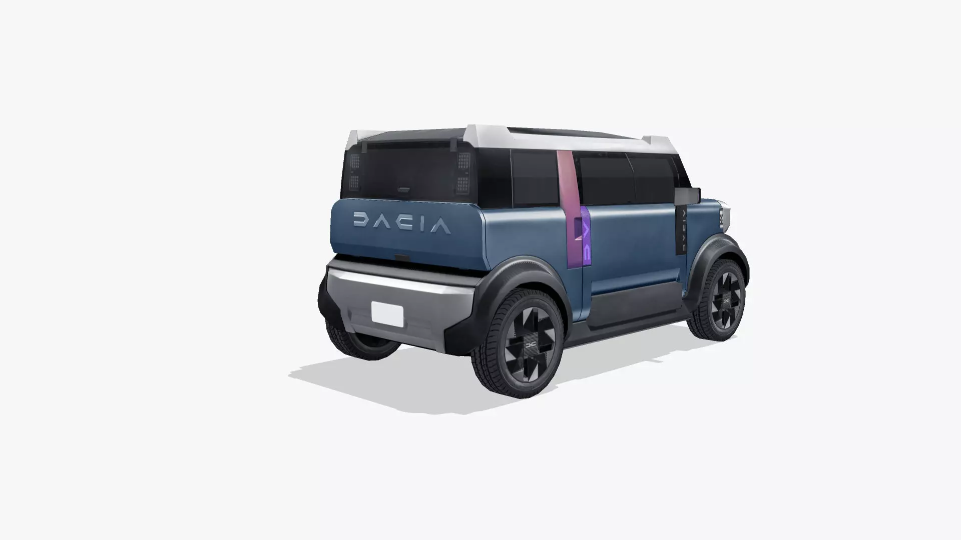 Dacia Hipster Concept 2025 Low-poly 3D model_2