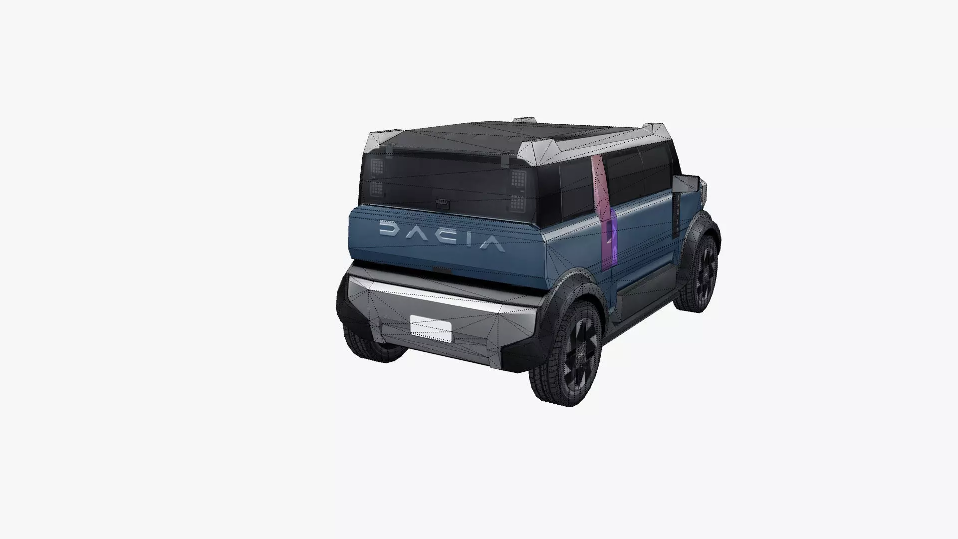 Dacia Hipster Concept 2025 Low-poly 3D model_17