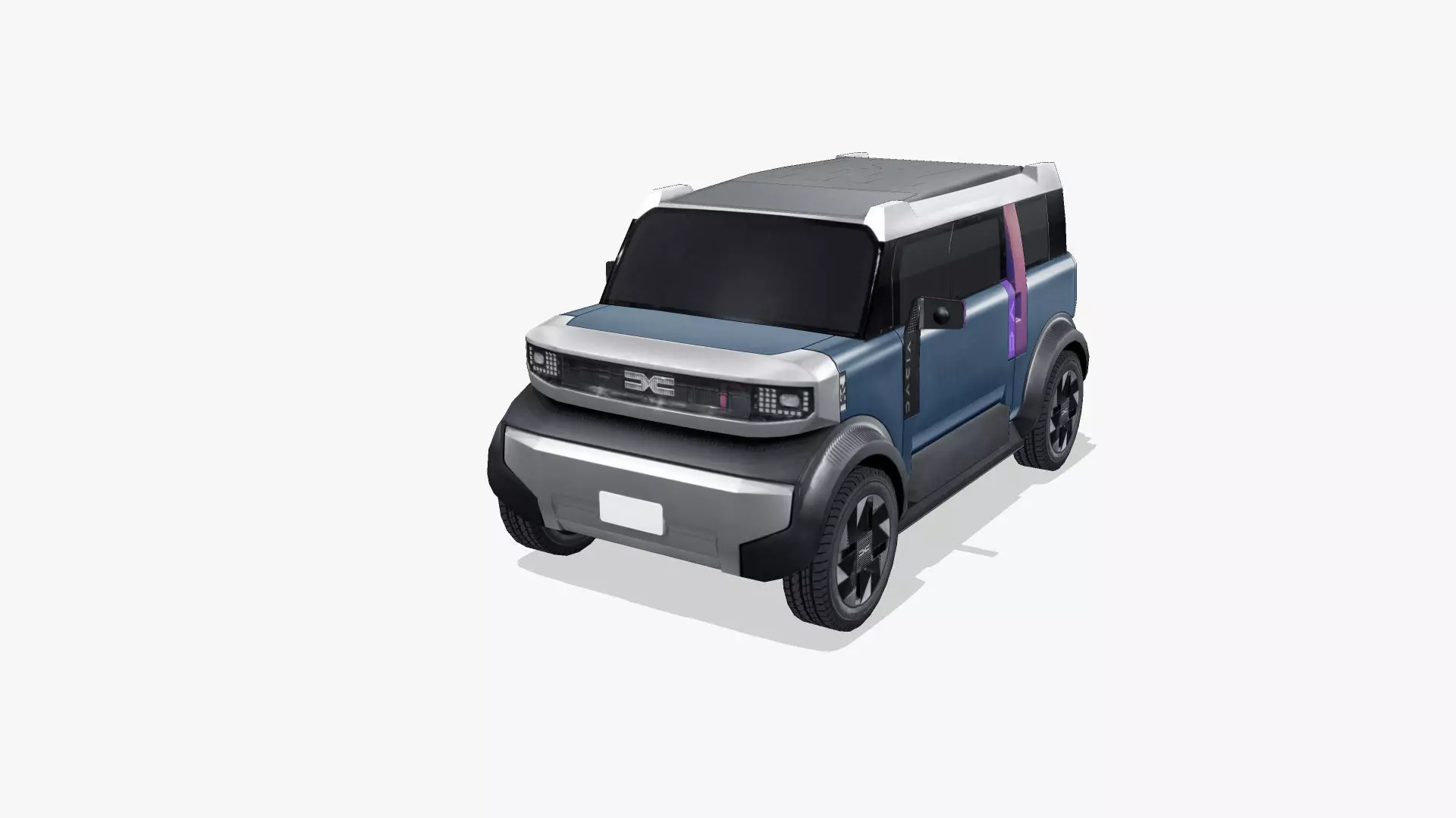 Dacia Hipster Concept 2025 Low-poly 3D model_5