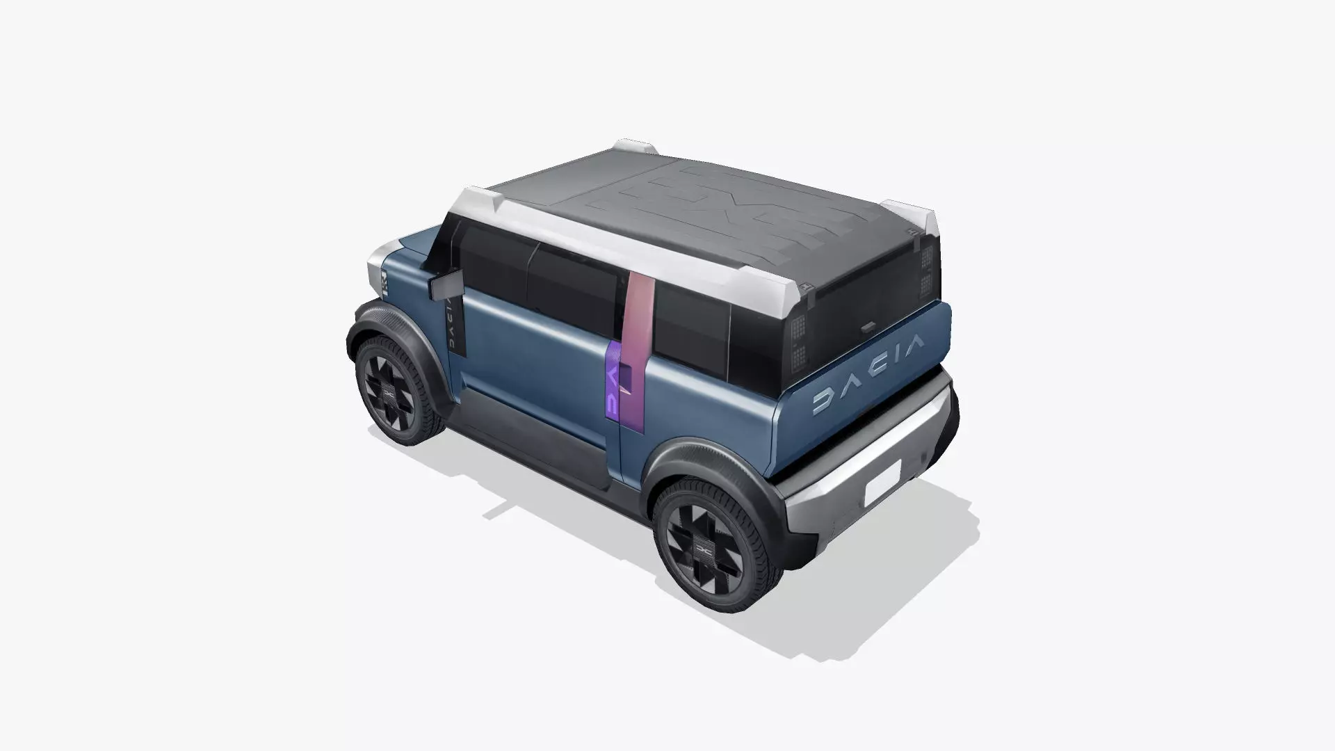 Dacia Hipster Concept 2025 Low-poly 3D model_7