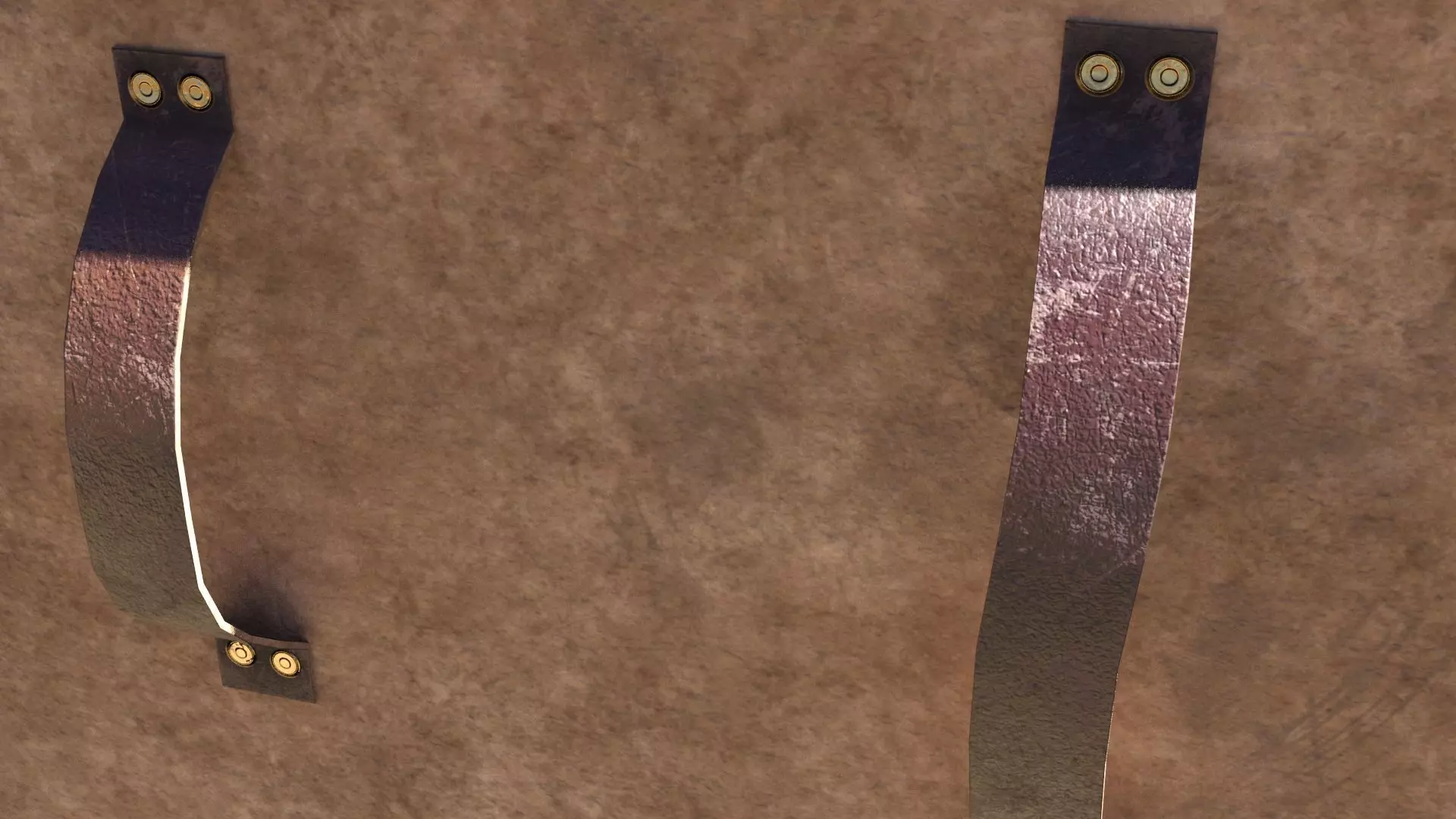 Viking Serpent Shield Low-poly 3D model_3