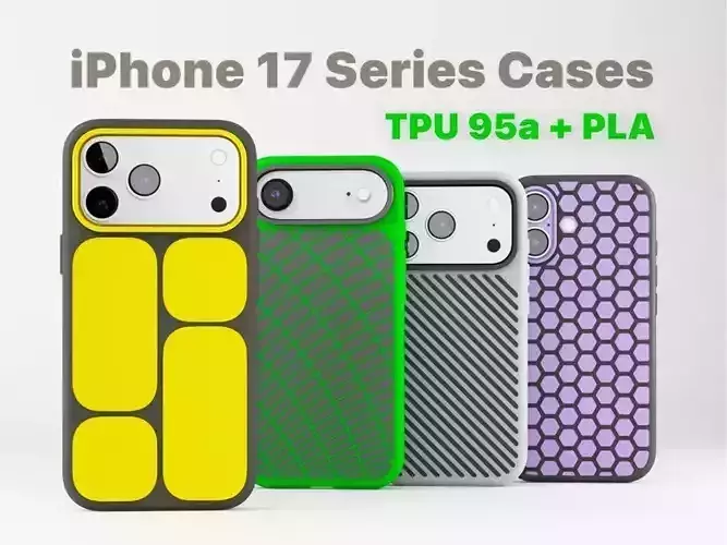 17 Pro cases stl