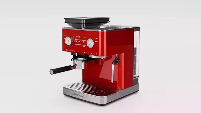 KitchenAid Espresso Machine 3D model 6