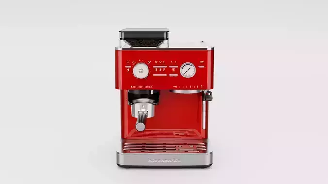 KitchenAid Espresso Machine 3D model 3