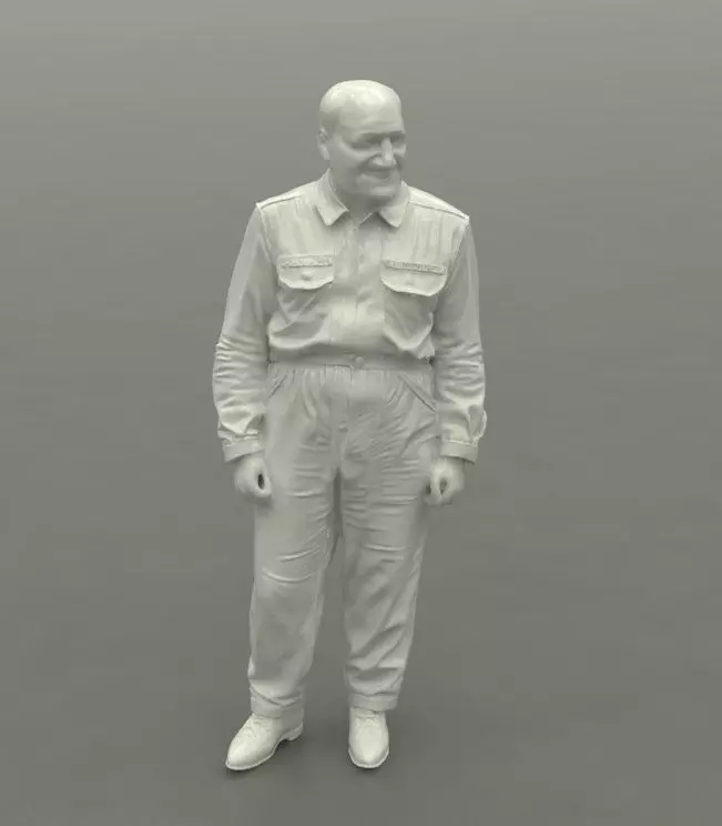 Nino Farina race driver 3D print model_0