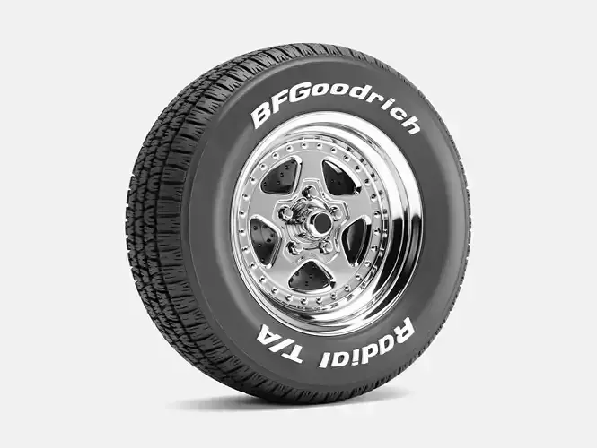 15x8 Center Line Telstar Wheel BFGoodrich Radial TA Tire