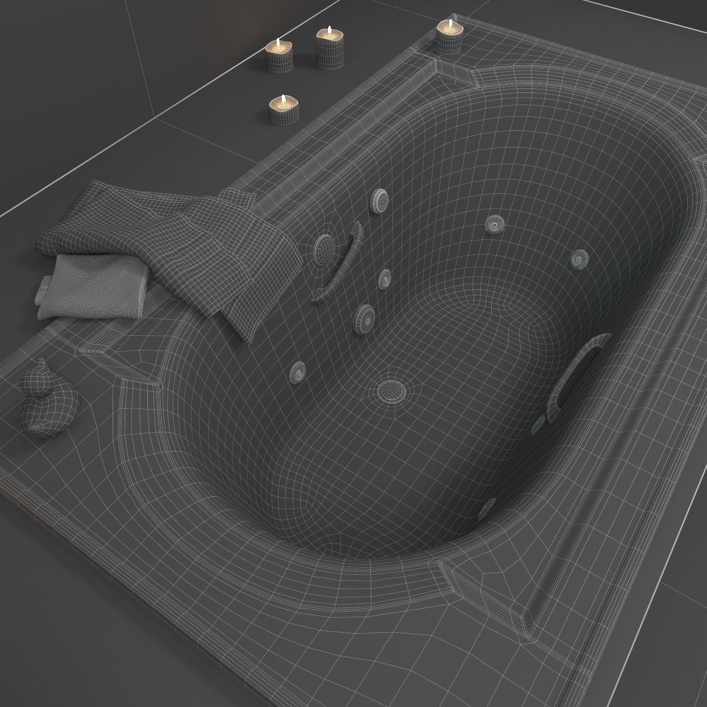 Kohler Bath 3D model_4