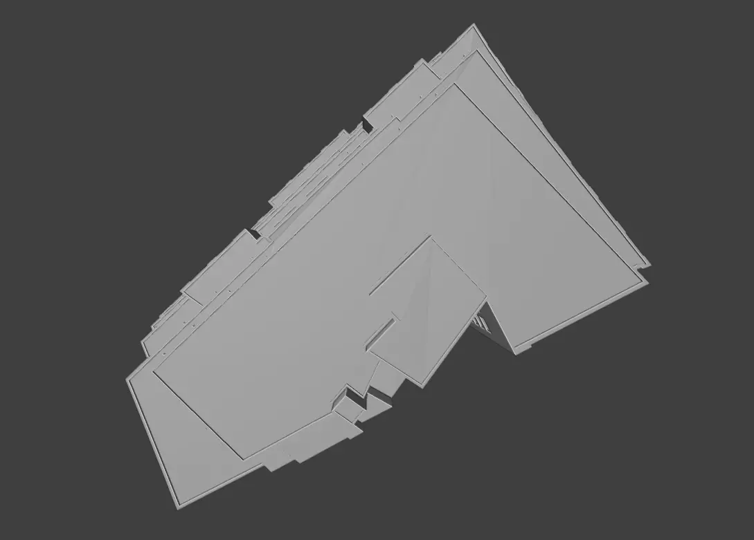 111 John Street NYC Art Deco Skyscraper High Detail  3D print model_28