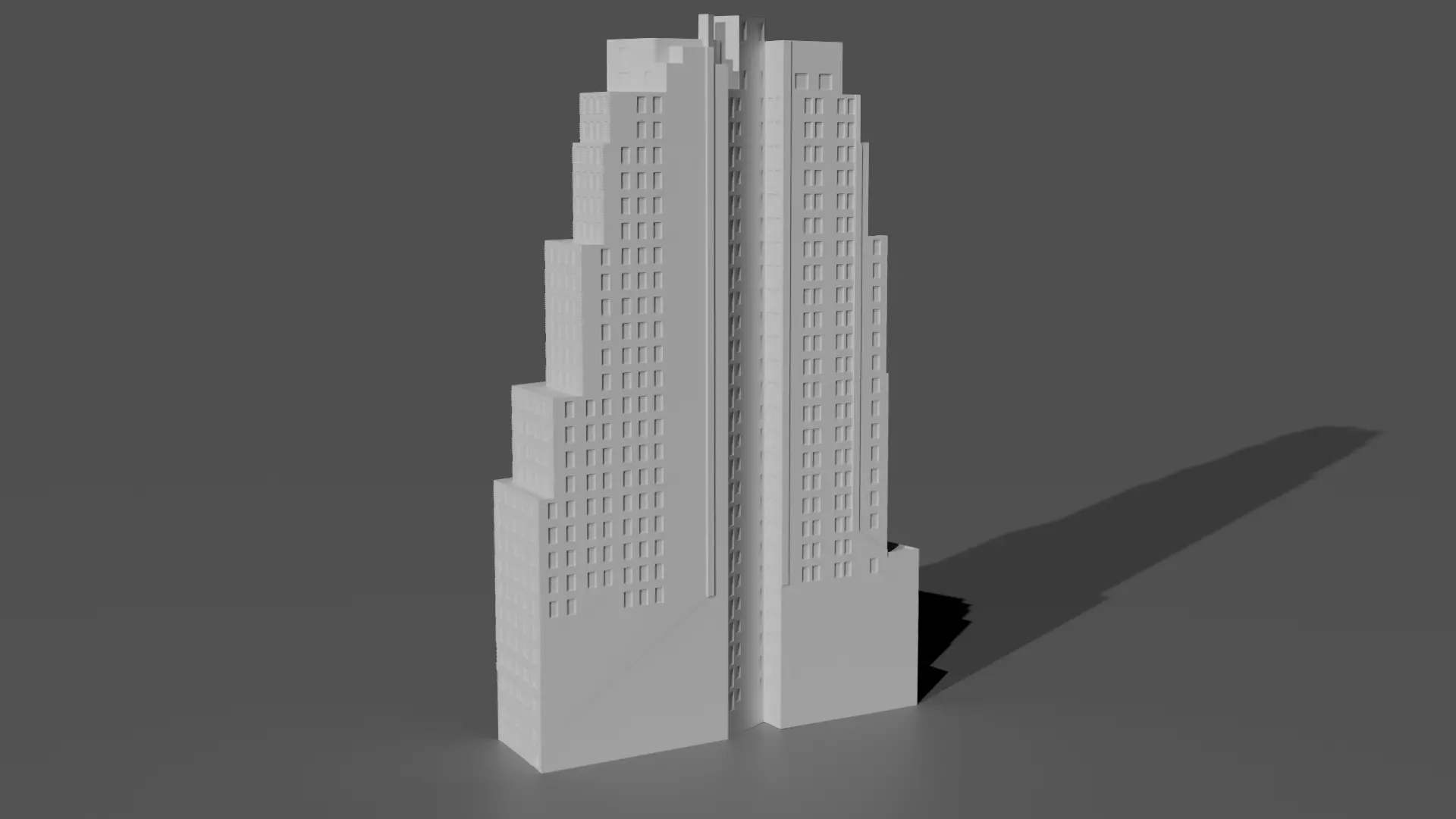 111 John Street NYC Art Deco Skyscraper High Detail  3D print model_2