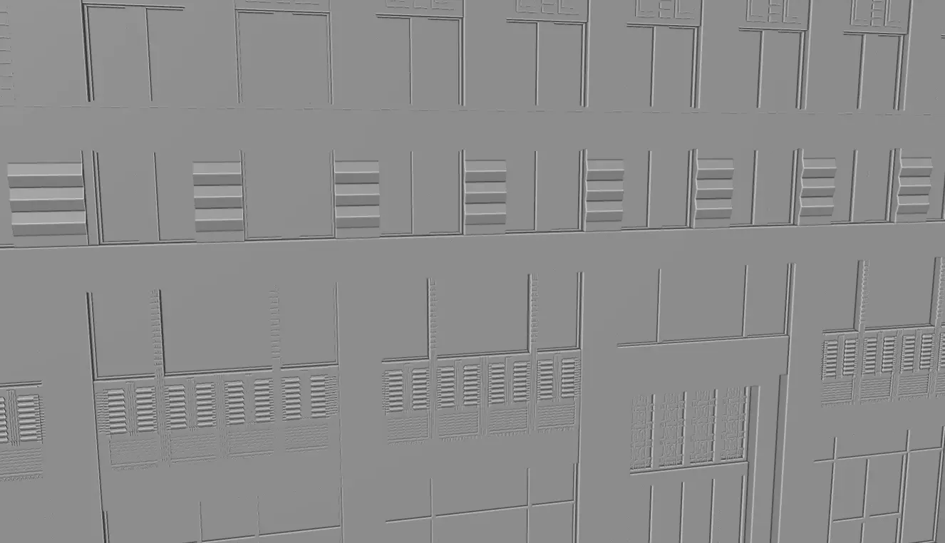 111 John Street NYC Art Deco Skyscraper High Detail  3D print model_17