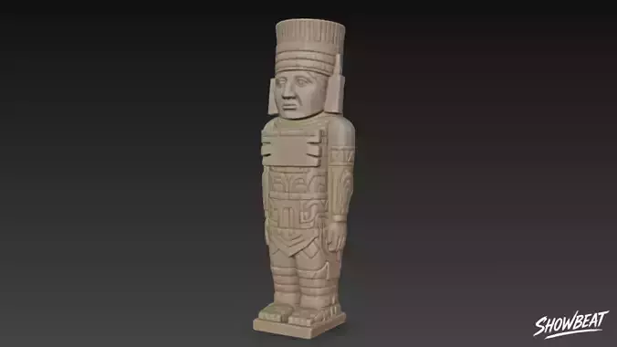 Temple of the Warriors Atlantean Figure