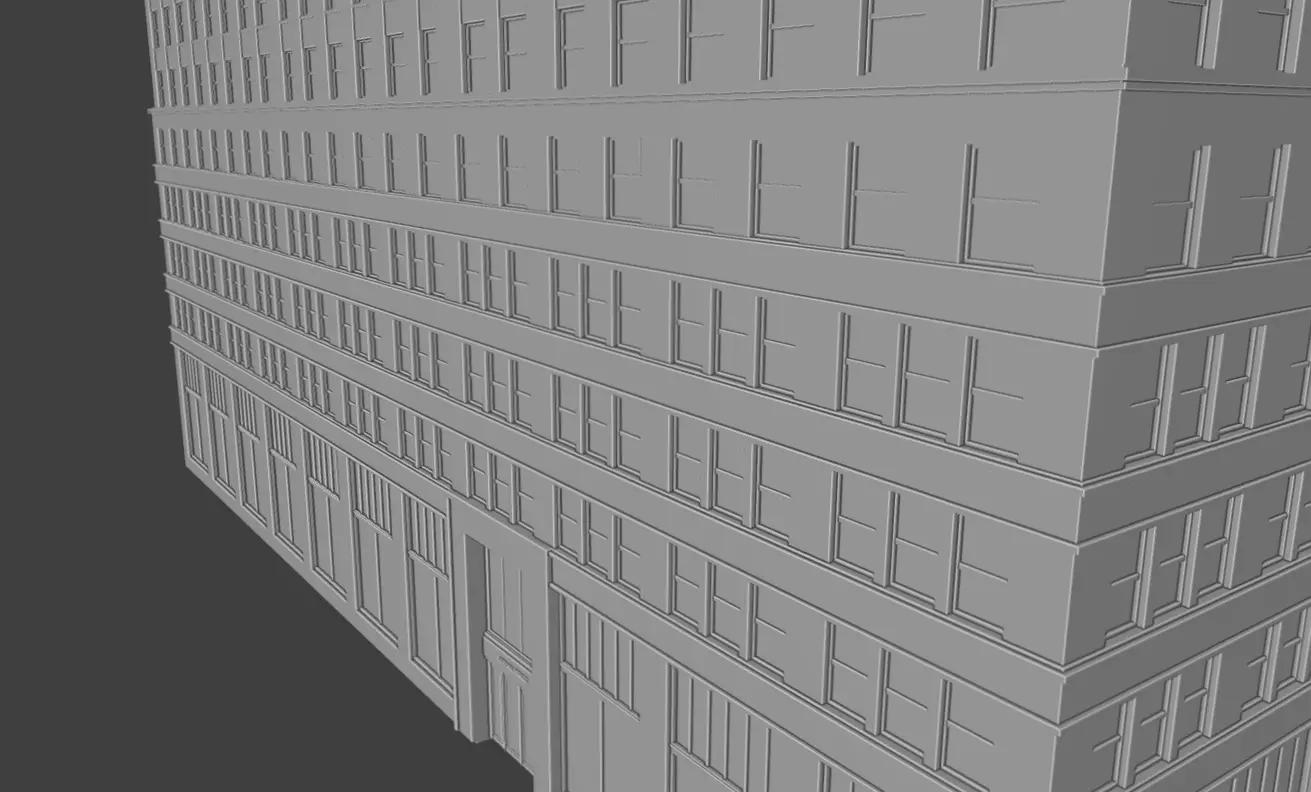 120 Wall Street Detailed Art Deco NYC Skyscraper High Poly 3D print model_24