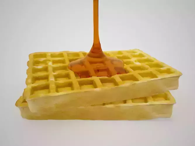 Waffle waffles 3D model