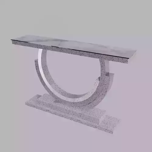 Modern Terrazzo Marble Console Table