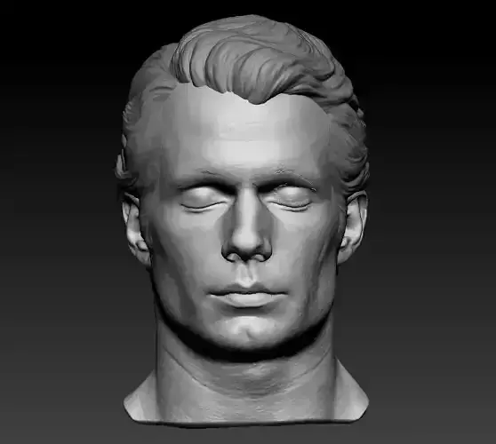 Henry Cavill Superman Lifecast 3D Head Likeness Man of Steel
