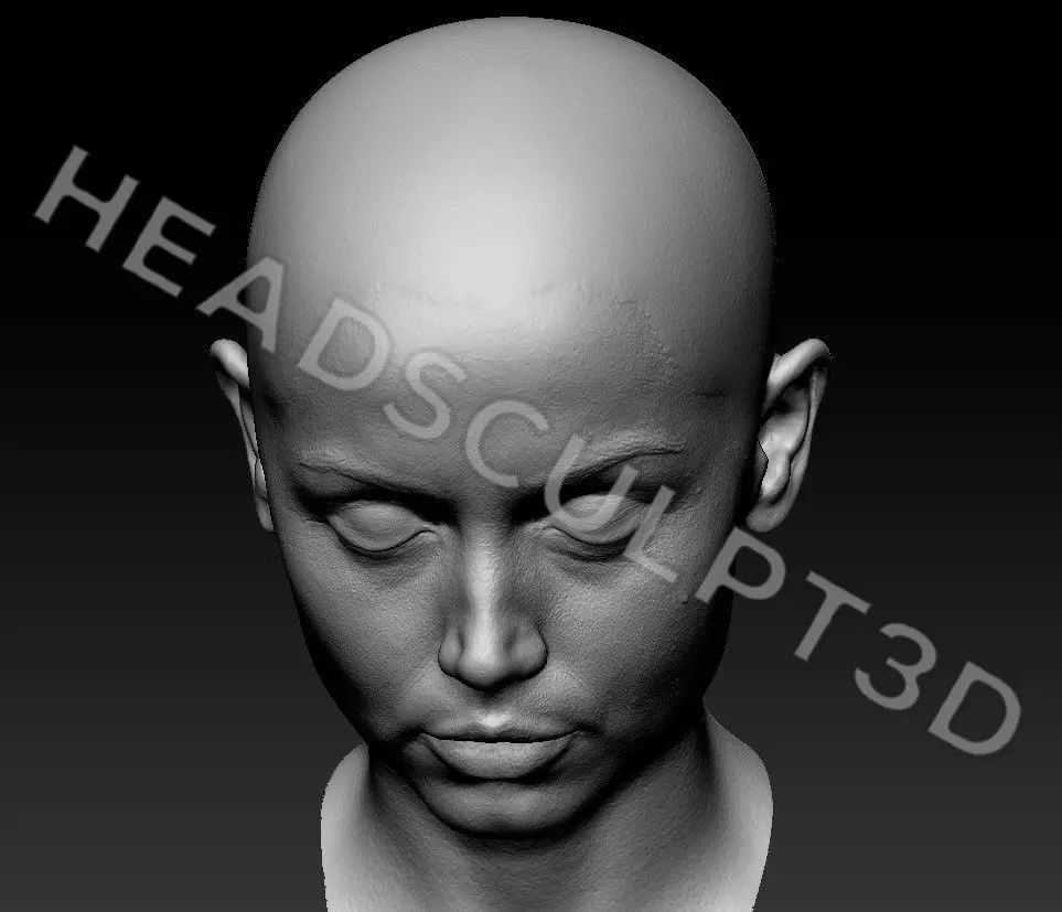 Ana de Armas Lifecast 3D Head Likeness Blade Runner JOI  3D model_14