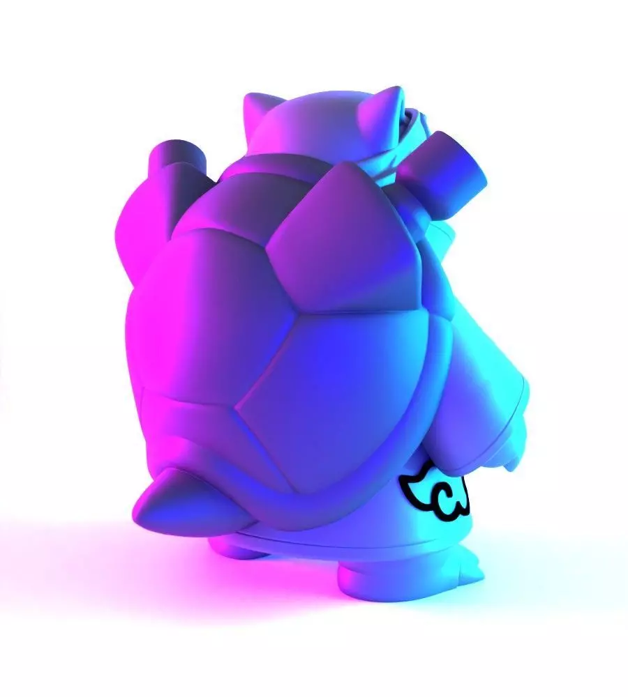 Pokemon Blastoise Akatsuki Amegakure Naruto Shippuden toy 3D print model_14