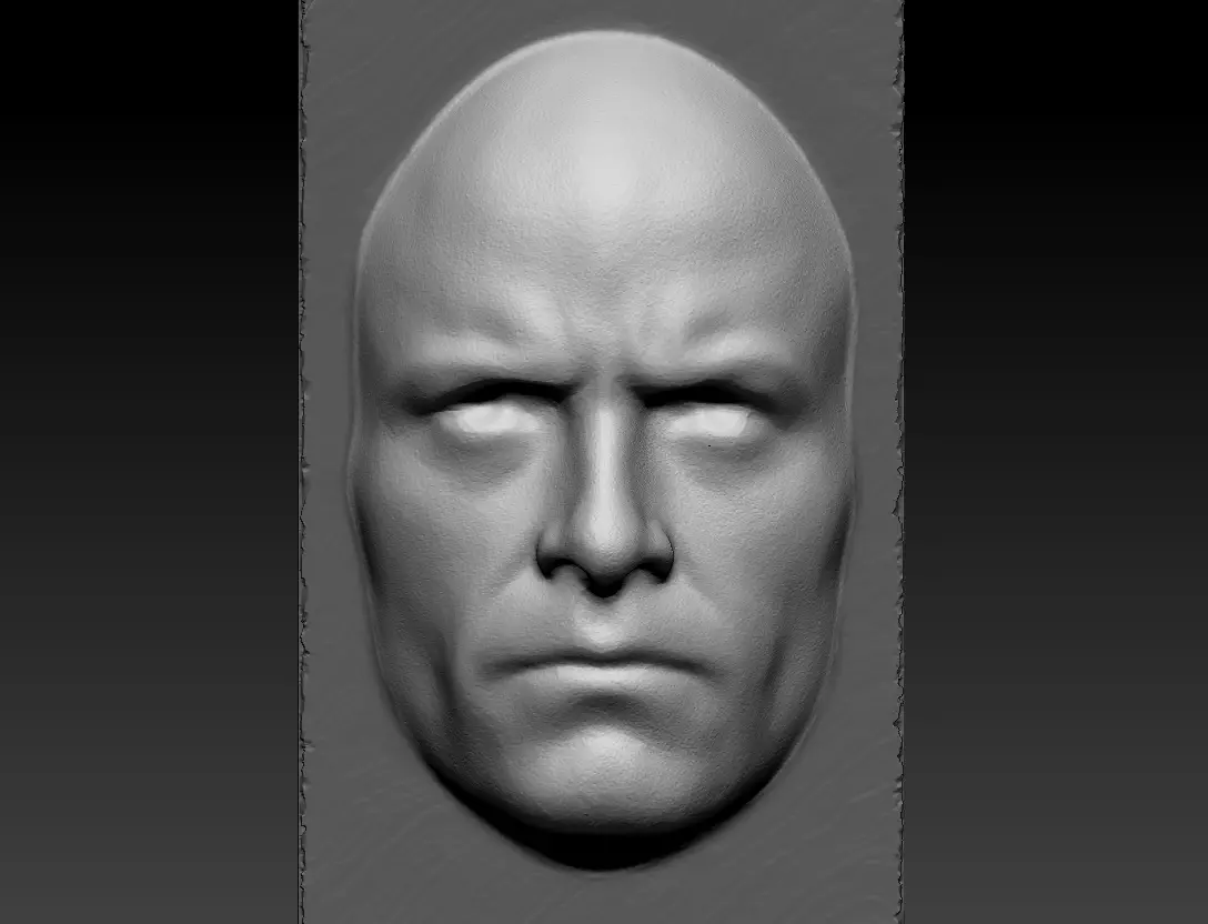 Hugh Jackman Lifecast 3D Head Likeness Wolverine Logan XMen 3D model_0