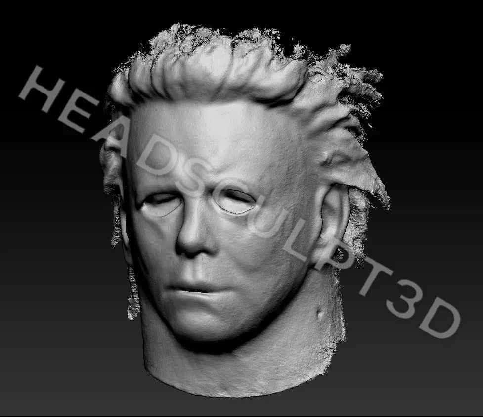 Michael Myers Halloween Mask 3D Scan 2018 Horror 3D model_2