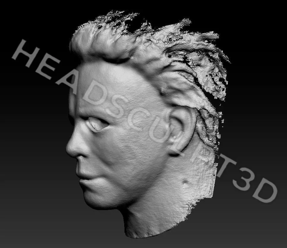 Michael Myers Halloween Mask 3D Scan 2018 Horror 3D model_4