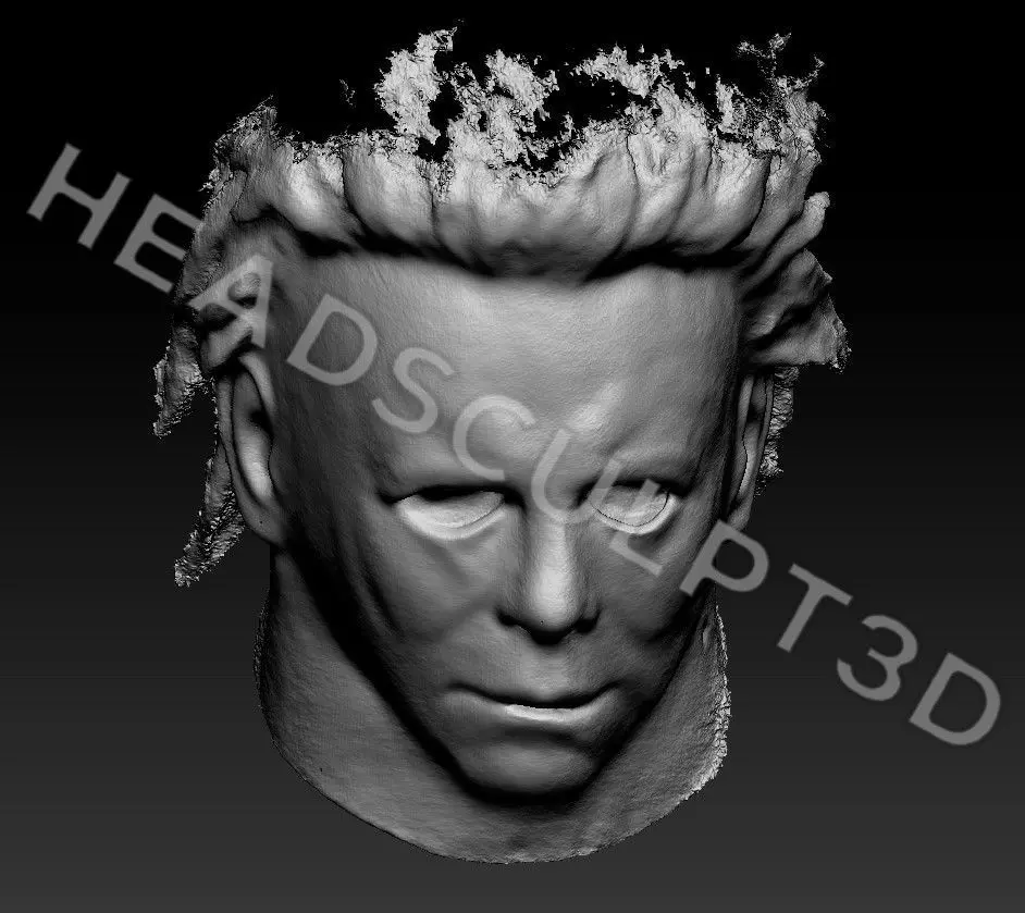 Michael Myers Halloween Mask 3D Scan 2018 Horror 3D model_1