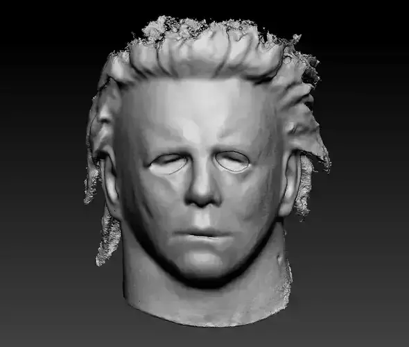 Michael Myers Halloween Mask 3D Scan 2018 Horror