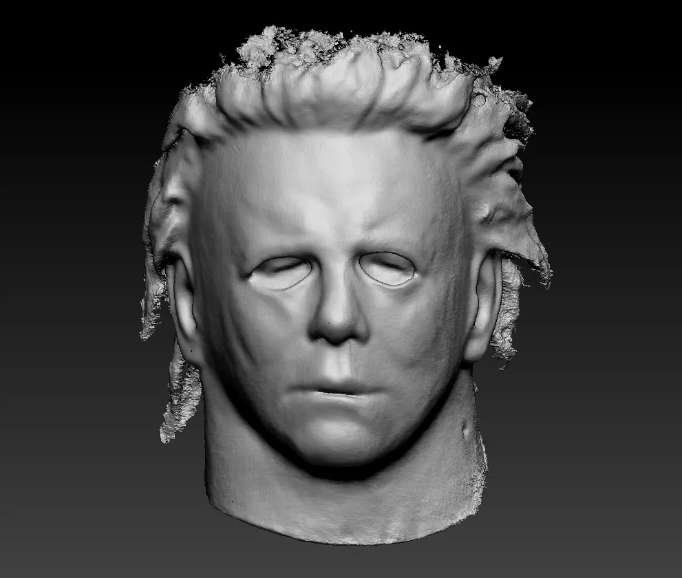 Michael Myers Halloween Mask 3D Scan 2018 Horror 3D model_0