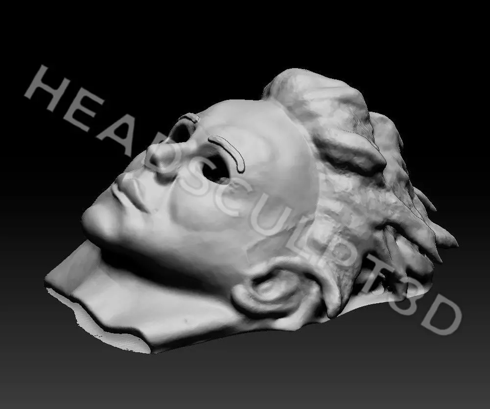 Michael Myers Halloween Mask 3D Scans 1978 2018 Horror 3D model_5