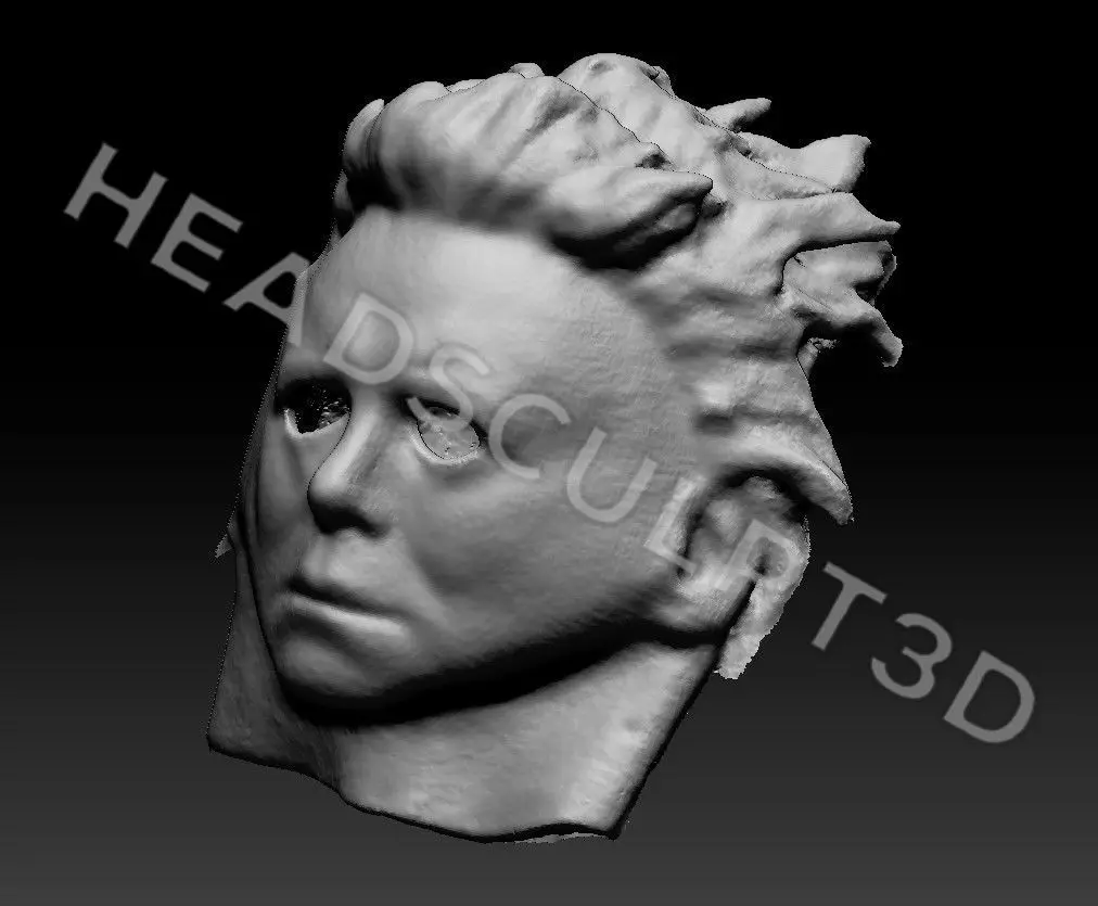 Michael Myers Halloween Mask 3D Scans 1978 2018 Horror 3D model_4