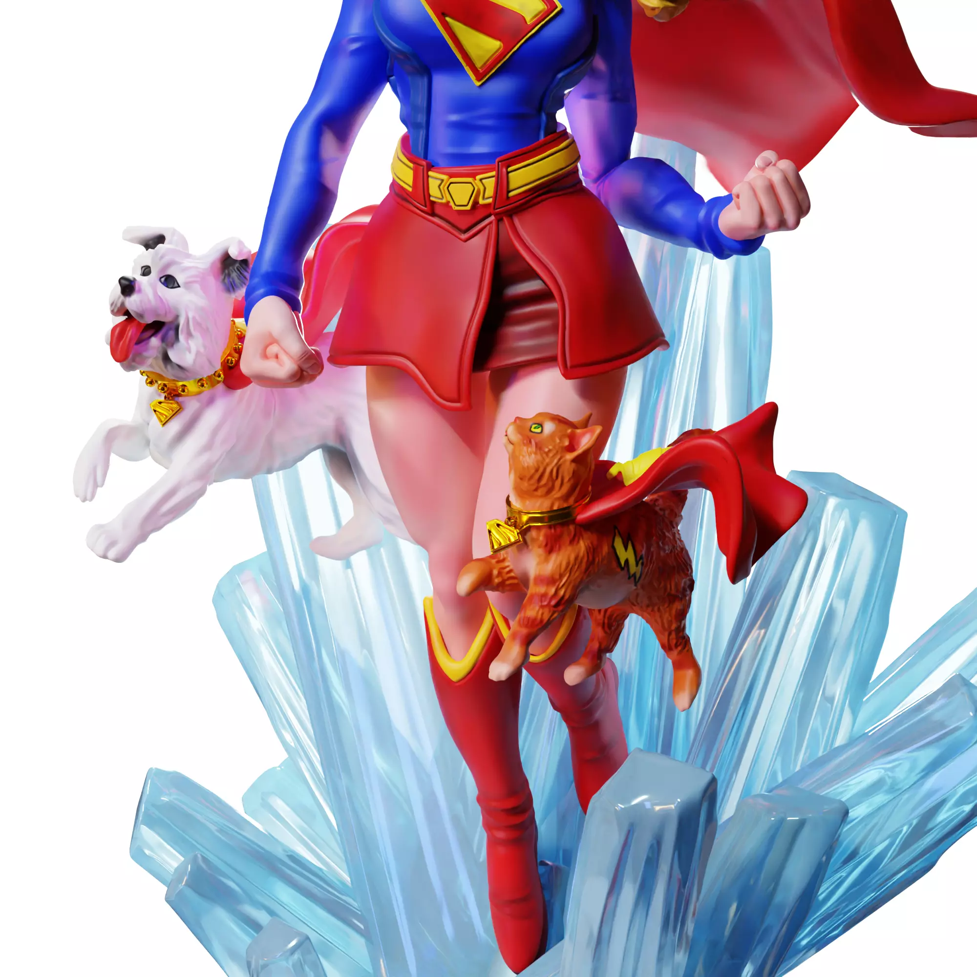 Supergirl 3D print model_1