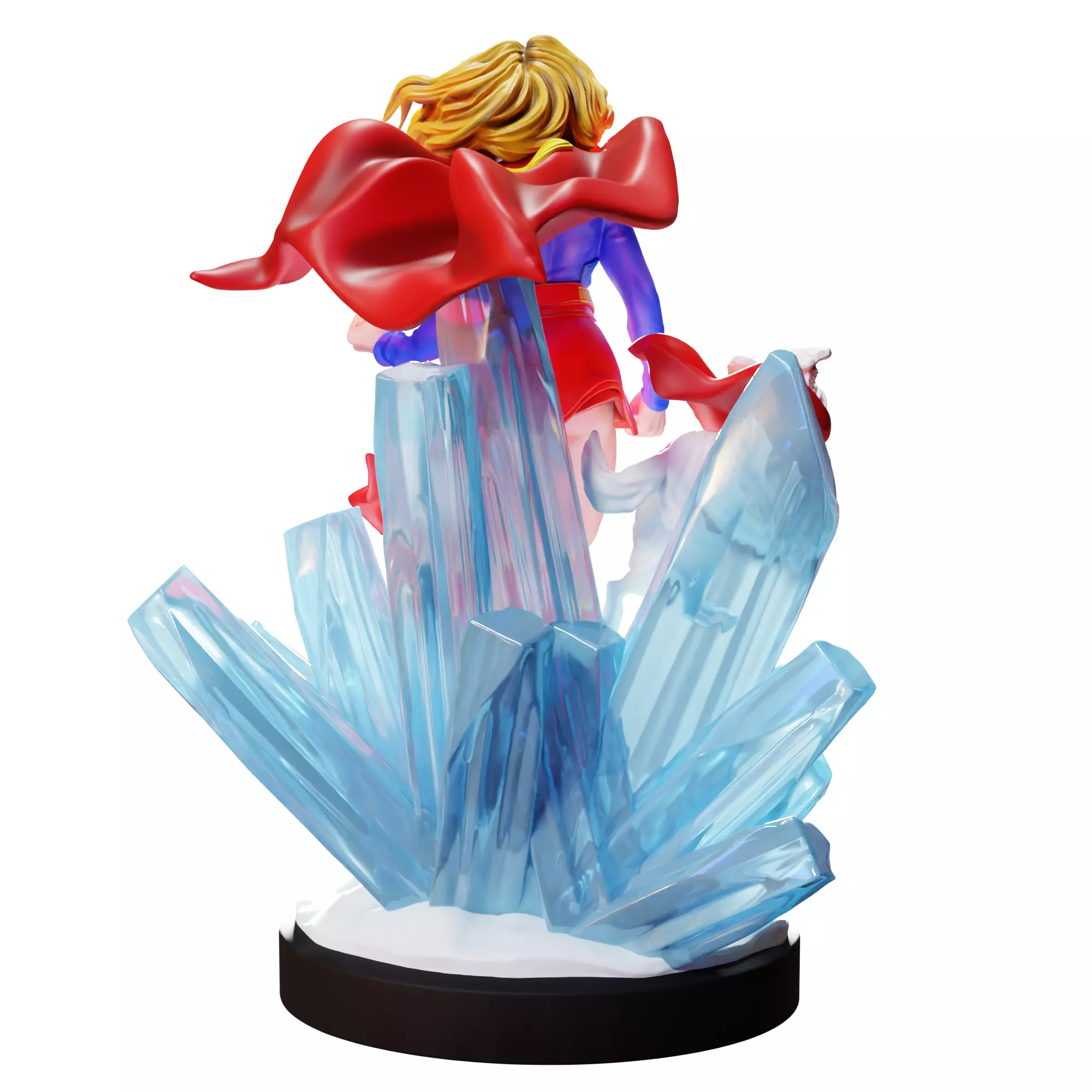 Supergirl 3D print model_8