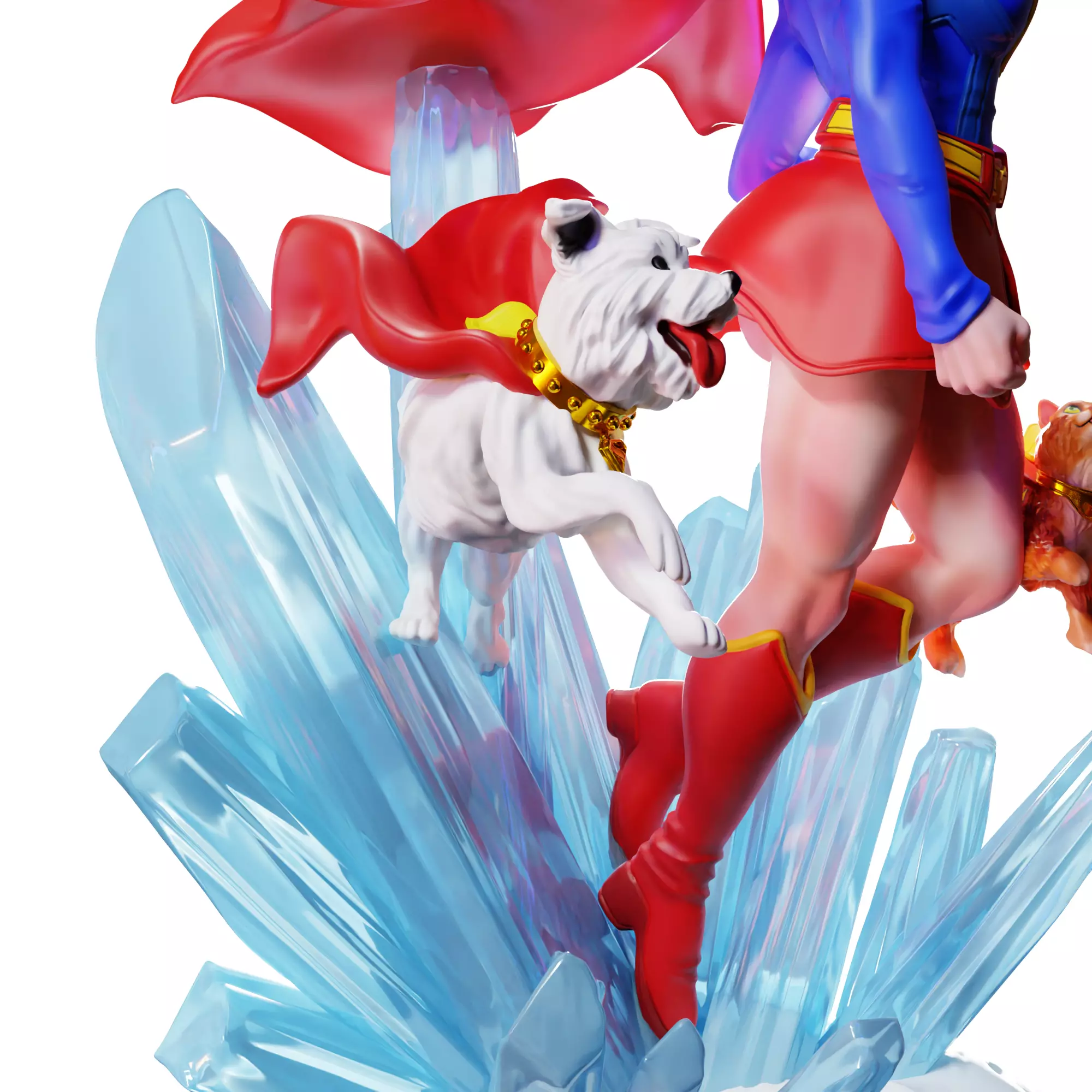 Supergirl 3D print model_10