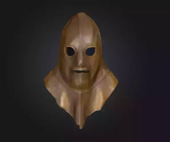 Executioner Mask Low-poly 3D model