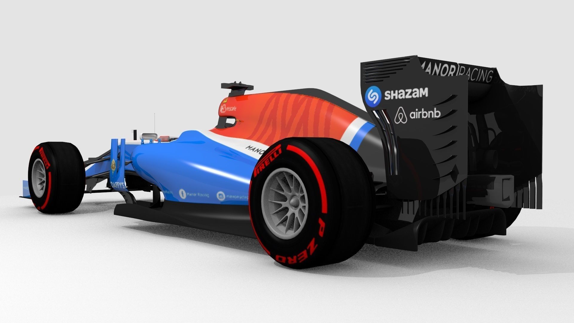 3D model of 2016 Manor Racing MRT05 3D model_2