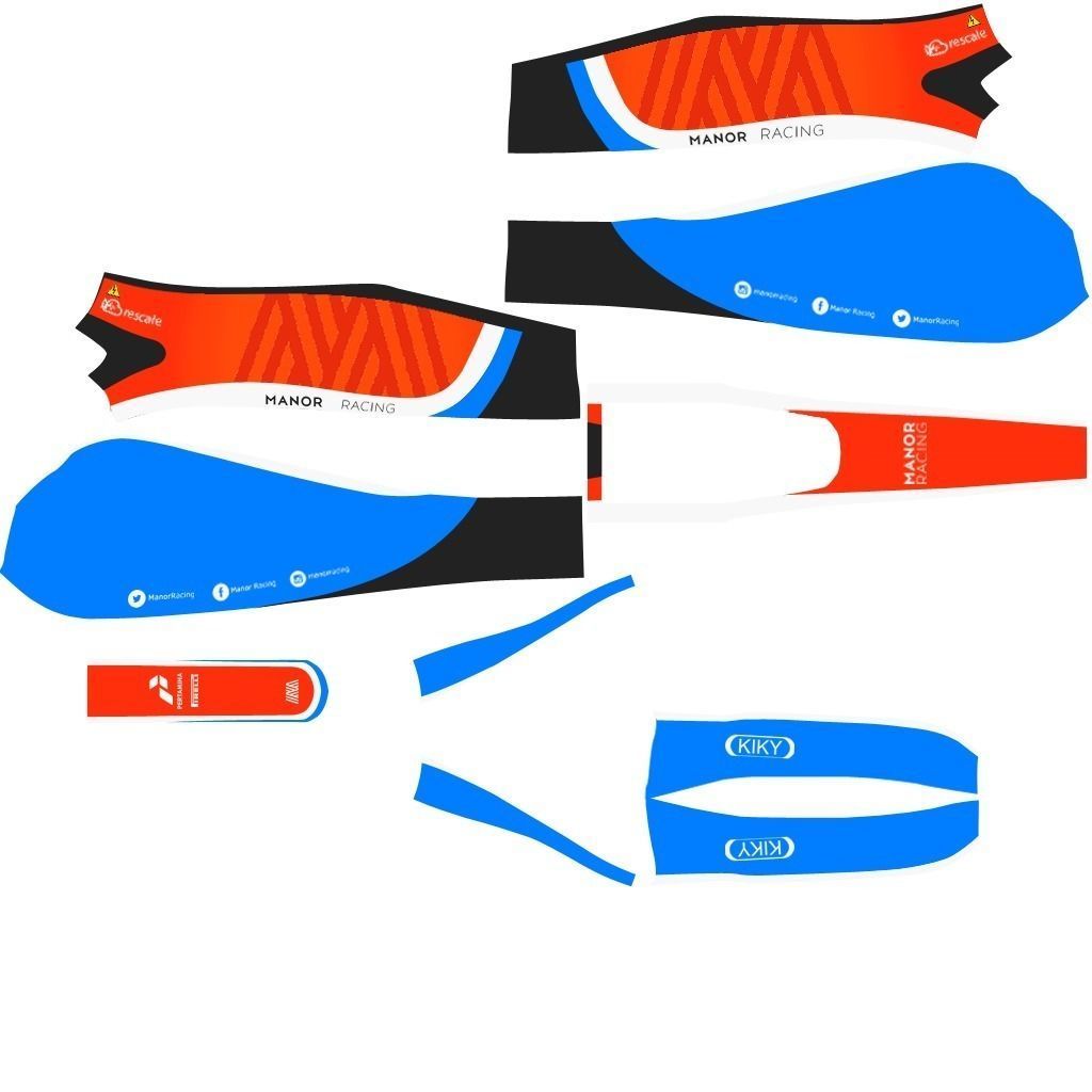 3D model of 2016 Manor Racing MRT05 3D model_11